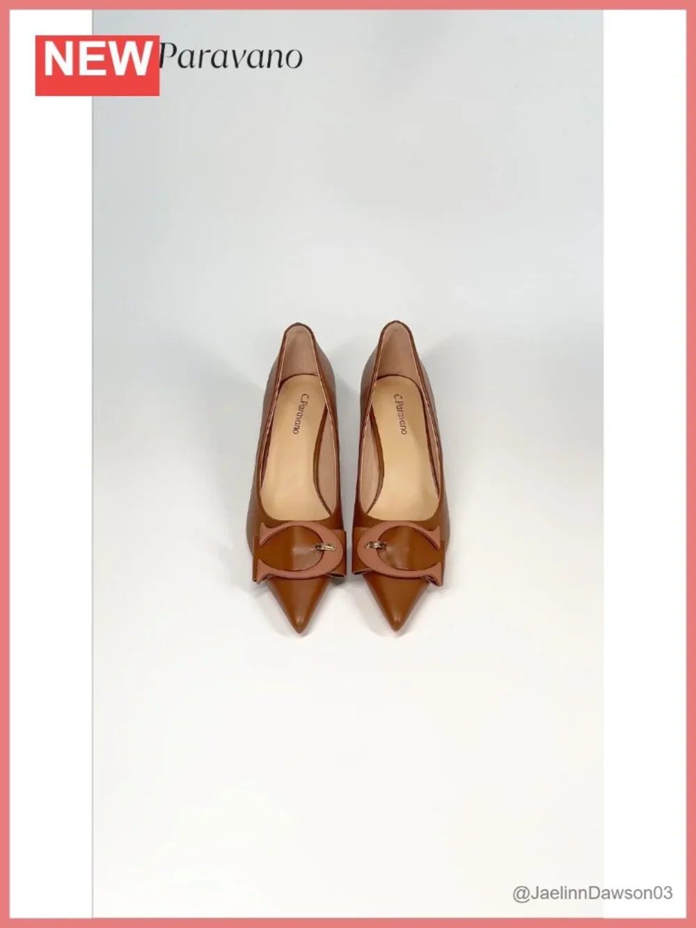 Kitten Heels for Women Pointed Toe Low Heel Pumps Leather Wedding Shoes